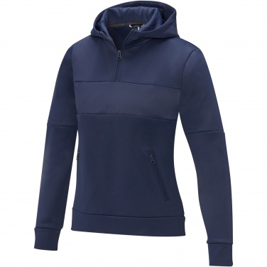 Logotrade corporate gift picture of: Sayan women's half zip anorak hooded sweater