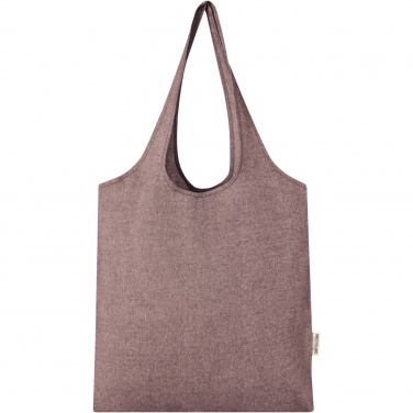 Logo trade promotional items image of: Pheebs 150 g/m² recycled cotton trendy tote bag 7L
