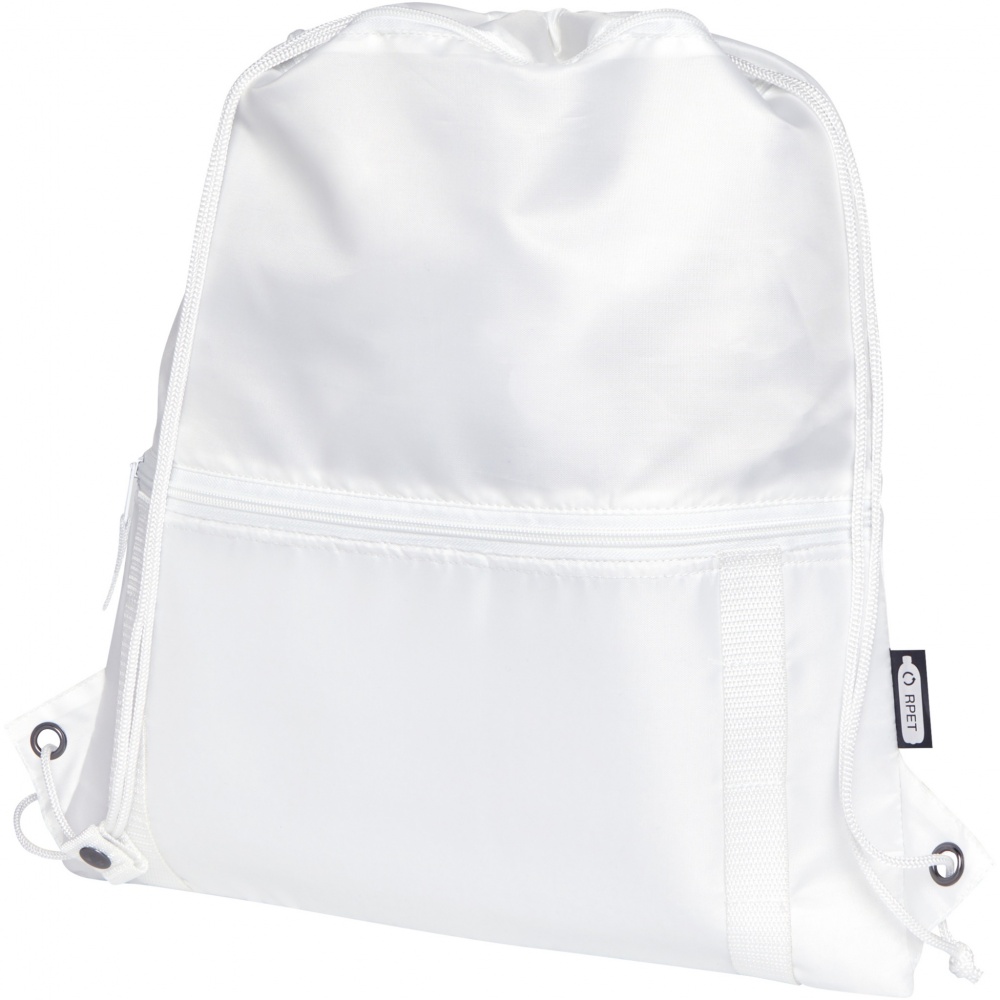 Logotrade corporate gift picture of: Adventure recycled insulated drawstring bag 9L