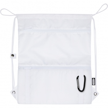 Logo trade corporate gifts picture of: Adventure recycled insulated drawstring bag 9L