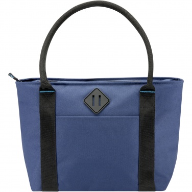 Logo trade business gifts image of: REPREVE® Our Ocean™ 12-can GRS RPET cooler tote bag 11L
