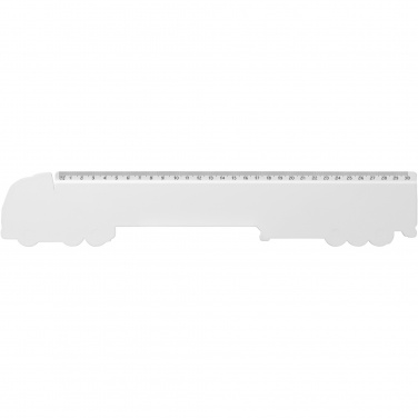 Logotrade business gift image of: Tait 30cm lorry-shaped recycled plastic ruler