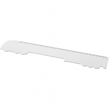 Logotrade business gift image of: Tait 30cm lorry-shaped recycled plastic ruler