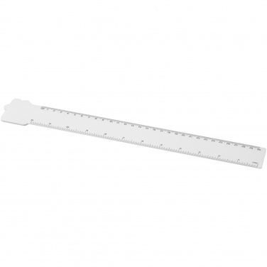 Logotrade business gifts photo of: Tait 30cm house-shaped recycled plastic ruler