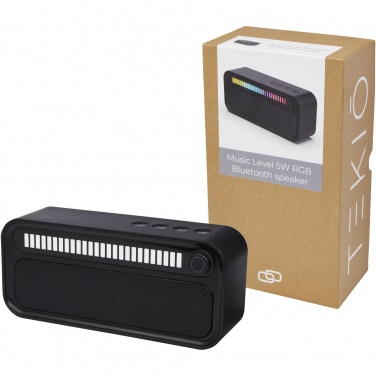 Logotrade business gift image of: Music Level 5W RGB mood light Bluetooth® speaker