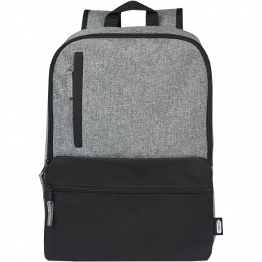 Logo trade promotional items image of: Reclaim 15" GRS recycled two-tone laptop backpack 14L