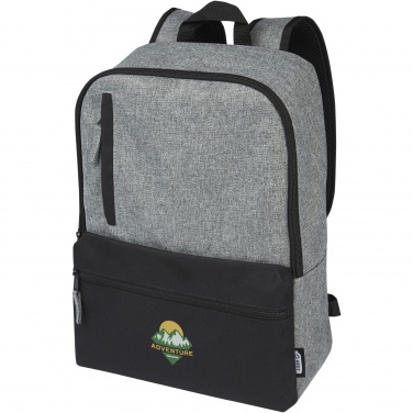 Logo trade advertising products image of: Reclaim 15" GRS recycled two-tone laptop backpack 14L