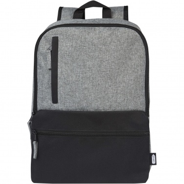 Logo trade advertising products picture of: Reclaim 15" GRS recycled two-tone laptop backpack 14L