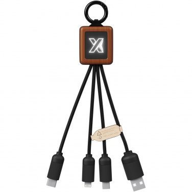 Logotrade promotional product picture of: SCX.design C19 wooden easy to use cable