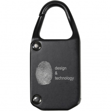 Logo trade promotional giveaways picture of: SCX.design T10 fingerprint padlock