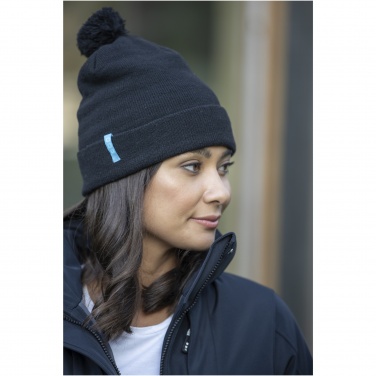 Logo trade promotional giveaways image of: Olivine GRS recycled beanie