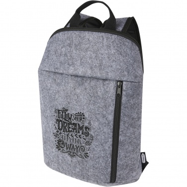 Logo trade advertising products image of: Felta GRS recycled felt cooler backpack 7L