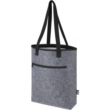 Logo trade business gifts image of: Felta GRS recycled felt cooler tote bag 12L