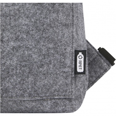 Logo trade promotional gifts picture of: Felta GRS recycled felt roll-top bike bag 13L