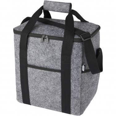 Logotrade promotional products photo of: Felta GRS recycled felt bottle cooler bag 21L