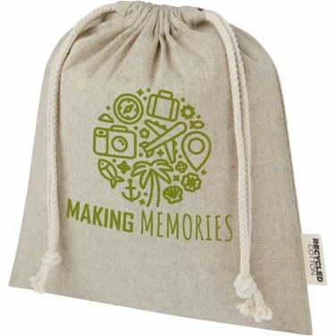 Logo trade corporate gifts picture of: Pheebs 150 g/m² GRS recycled cotton gift bag medium 1.5L
