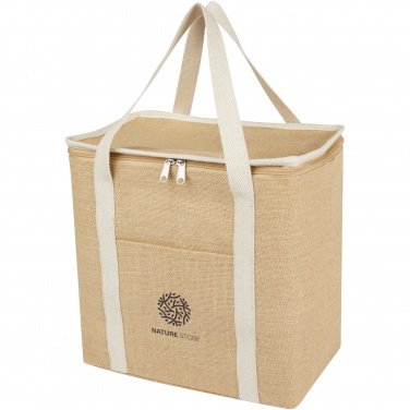 Logo trade corporate gift photo of: Juta 300 g/m² jute cooler bag 19L