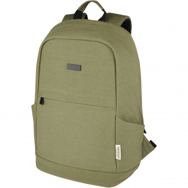 Logotrade promotional merchandise image of: Joey 15.6" GRS recycled canvas anti-theft laptop backpack 18L