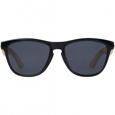 Logo trade promotional merchandise image of: Sun Ray ocean bound plastic and bamboo sunglasses