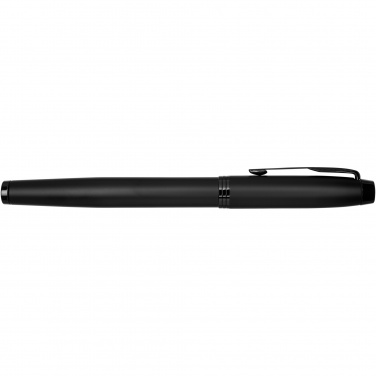 Logo trade promotional merchandise image of: Parker IM achromatic ballpoint and rollerball pen set with gift box