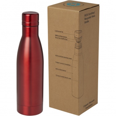 Logotrade promotional item picture of: Vasa 500 ml RCS certified recycled stainless steel copper vacuum insulated bottle