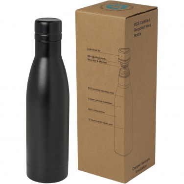 Logo trade promotional products image of: Vasa 500 ml RCS certified recycled stainless steel copper vacuum insulated bottle