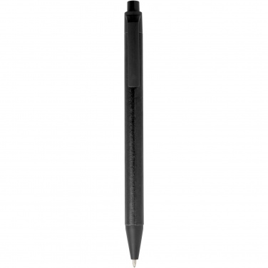 Logo trade promotional merchandise photo of: Chartik monochromatic recycled paper ballpoint pen with matte finish