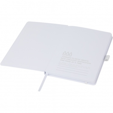 Logo trade business gift photo of: Thalaasa ocean-bound plastic hardcover notebook