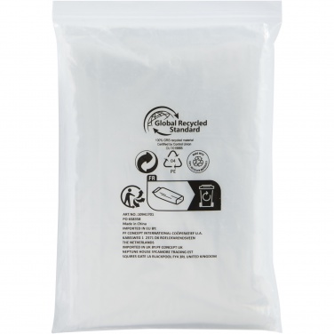 Logotrade promotional product picture of: Mayan recycled plastic disposable rain poncho with storage pouch