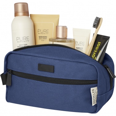Logo trade promotional items picture of: Joey GRS recycled canvas travel accessory pouch bag 3.5L