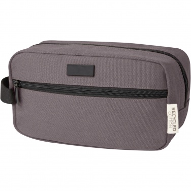 Logotrade promotional merchandise image of: Joey GRS recycled canvas travel accessory pouch bag 3.5L