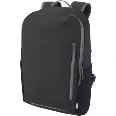 Logo trade promotional gift photo of: Aqua 15" GRS recycled water resistant laptop backpack 21L