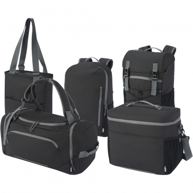 Logo trade promotional giveaway photo of: Aqua 20-can GRS recycled water resistant cooler bag 22L