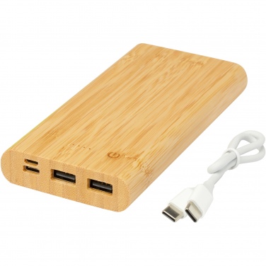 Logotrade promotional merchandise picture of: Tulda 10.000 mAh bamboo power bank