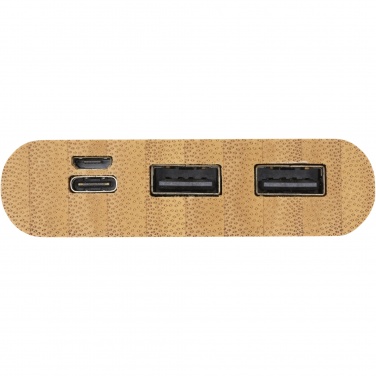 Logotrade promotional merchandise image of: Tulda 10.000 mAh bamboo power bank