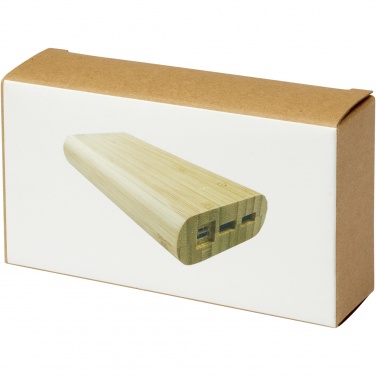 Logotrade promotional gifts photo of: Tulda 20.000 mAh bamboo power bank