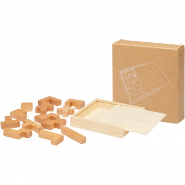 Logotrade promotional products photo of: Bark wooden puzzle