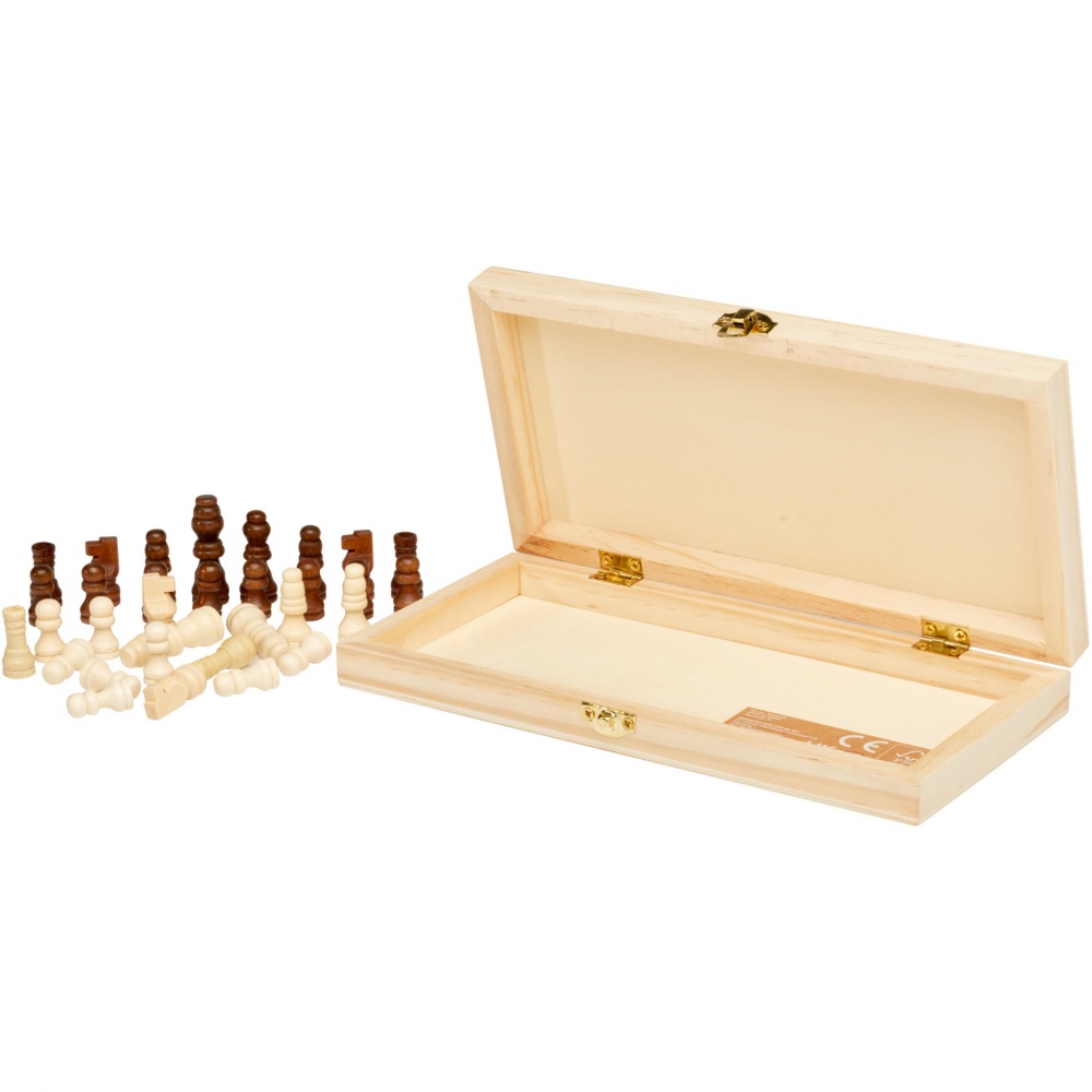 Logo trade promotional items image of: King wooden chess set