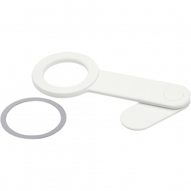 Logo trade promotional giveaways picture of: Hook recycled plastic desktop phone holder