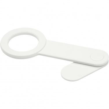 Logo trade promotional giveaways image of: Hook recycled plastic desktop phone holder