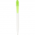 Thalaasa ocean-bound plastic ballpoint pen, Transparent green / White