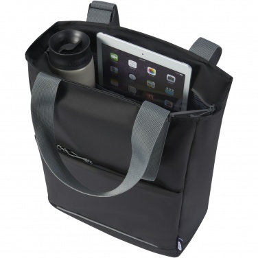 Logo trade promotional item photo of: Aqua 14" GRS recycled water resistant laptop tote bag 14L
