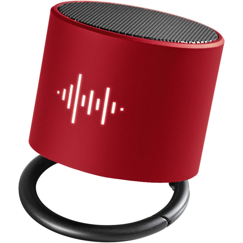 Logotrade promotional gift image of: SCX.design S26 light-up ring speaker