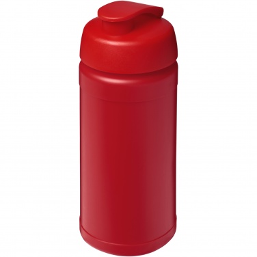 Logotrade promotional giveaway picture of: Baseline 500 ml recycled sport bottle with flip lid