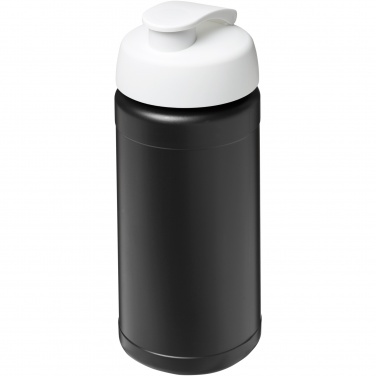 Logotrade promotional merchandise picture of: Baseline 500 ml recycled sport bottle with flip lid