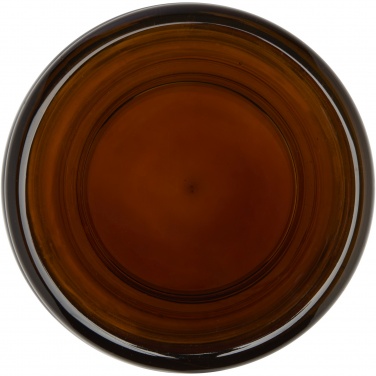 Logo trade promotional gifts image of: Wellmark Let's Get Cozy 650 g scented candle - cedar wood fragrance