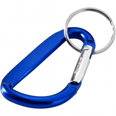 Logotrade promotional giveaway picture of: Timor RCS recycled aluminium carabiner keychain