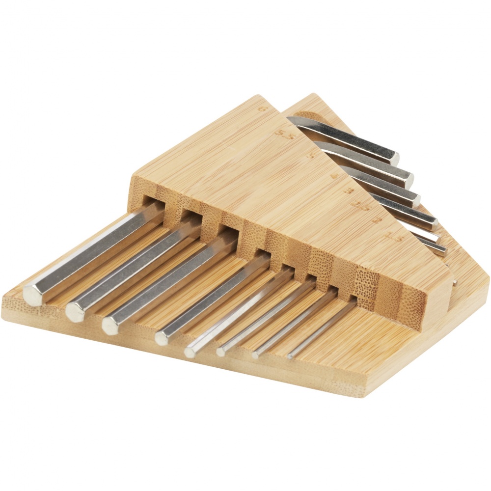 Logotrade advertising product image of: Allen bamboo hex key tool set
