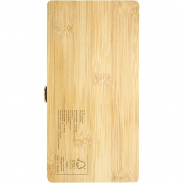 Logo trade business gifts image of: Rivet 19-piece bamboo/recycled plastic tool set