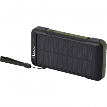 Logotrade promotional merchandise photo of: Soldy 10.000 mAh RCS recycled plastic solar dynamo power bank 